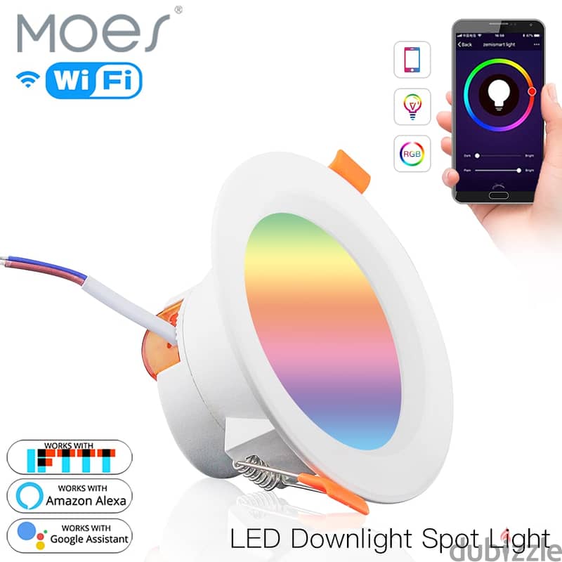 MOES TUYA Smart Lighting E14 E27 Downlight 2