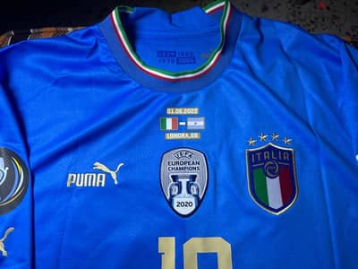 italy finallissima 2021 puma shirt the final super barella 18