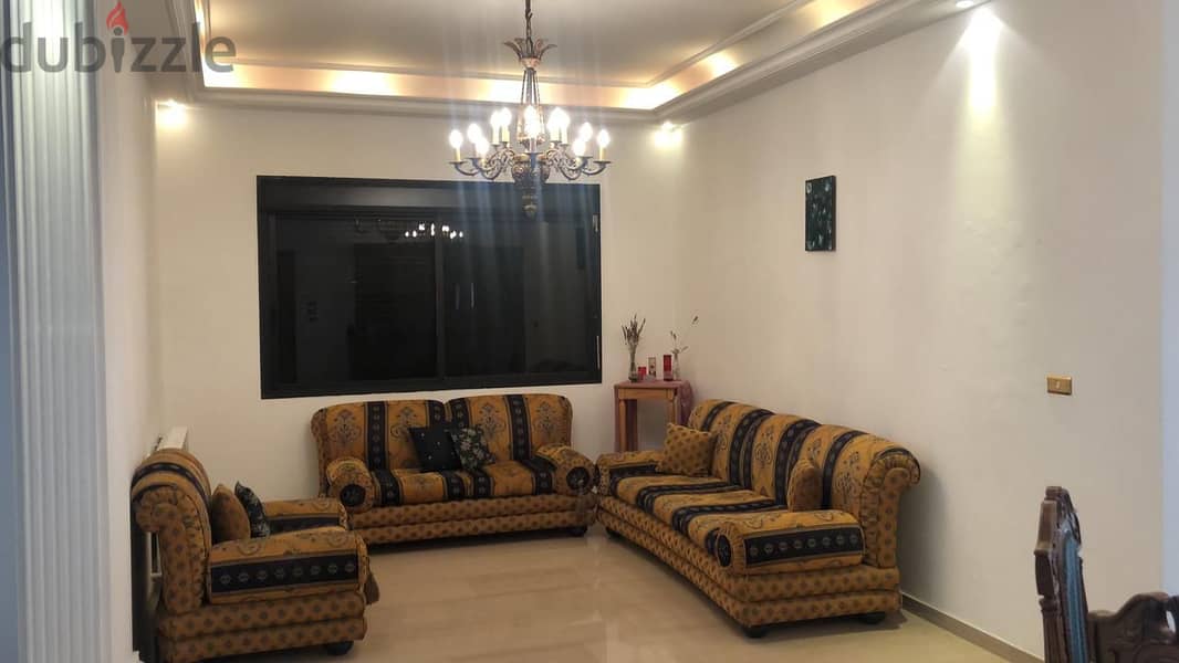 Semi Furnished Decorated 275m2 apartment +sea view for rent/sale Fidar 3