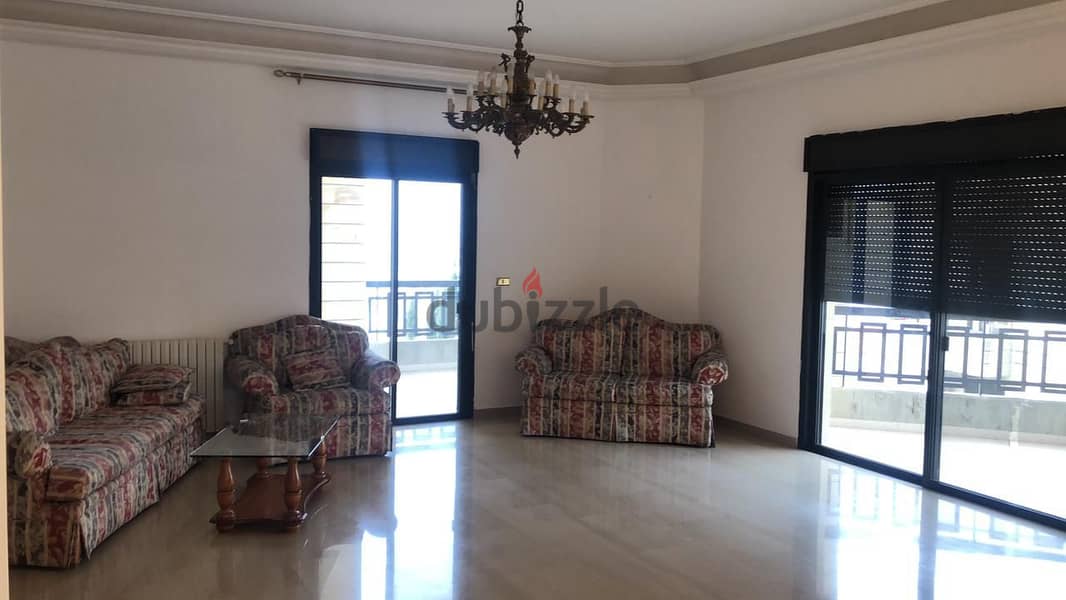 Semi Furnished Decorated 275m2 apartment +sea view for rent/sale Fidar 5
