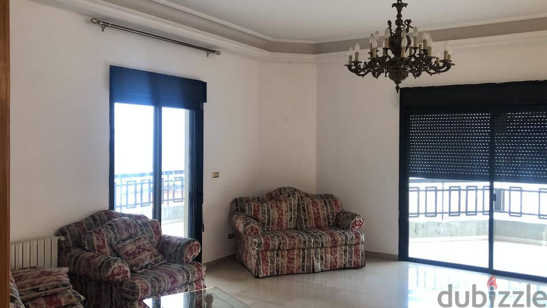 Semi Furnished Decorated 275m2 apartment +sea view for rent/sale Fidar 12