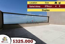 Sahel Alma 400m2 | New Duplex | Luxury | Panoramic View | IV