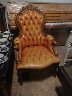 arm chairs genuine leather original england 0