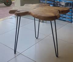 Kayoom solid wood table طاولة خشب طبيعي