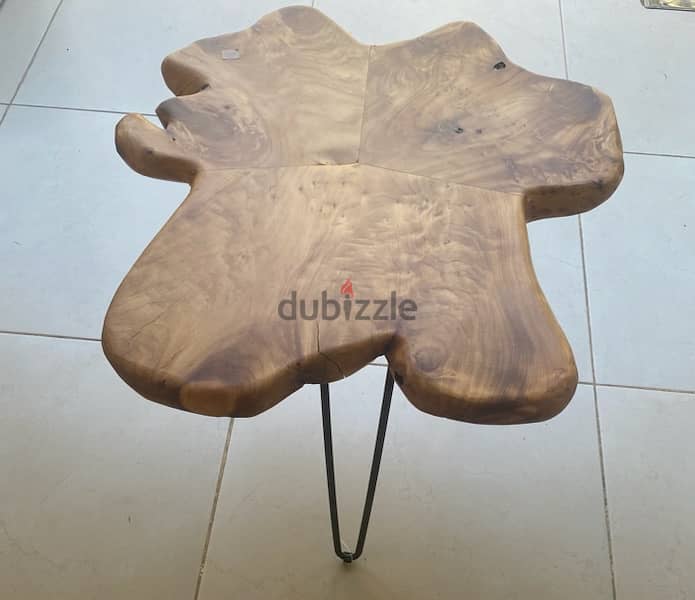 Kayoom solid wood table طاولة خشب طبيعي 1