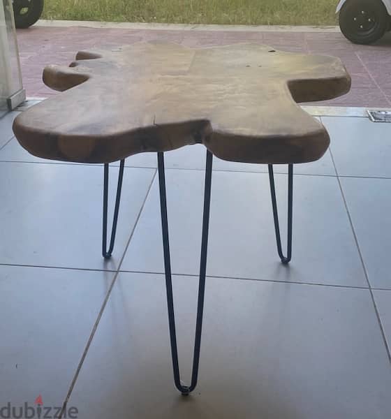 Kayoom solid wood table طاولة خشب طبيعي 2