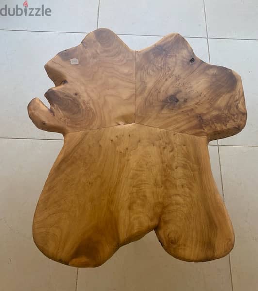 Kayoom solid wood table طاولة خشب طبيعي 3