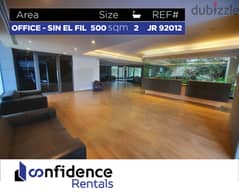 Stunning Office 500sqm in sin el fil for rent! REF#JR92012 0