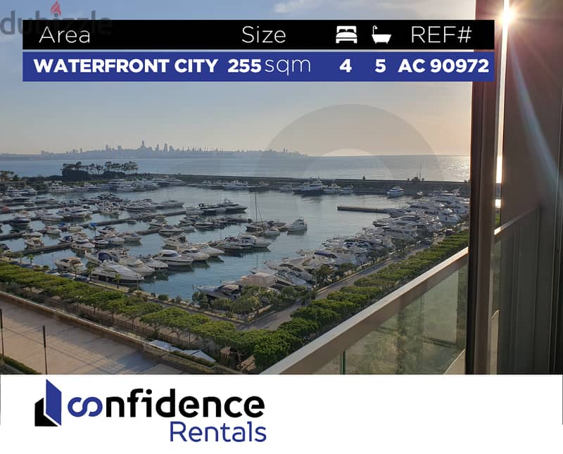 Dream Big! Luxurious apartment for Rent / Waterfront City! REF#AC90972 0