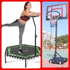 stand basketball + Trampoline (2in1)