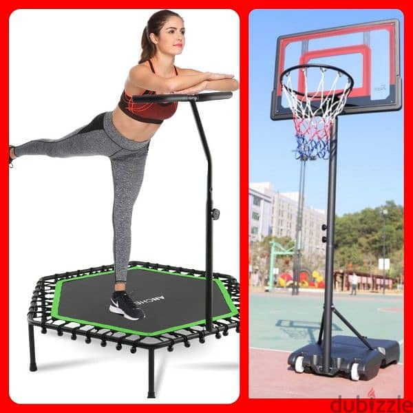 stand basketball + Trampoline (2in1) 0