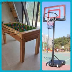 babyfoot + stand basketball ( 2items)
