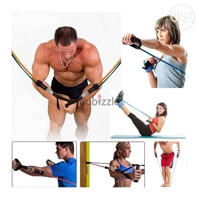 Home Gym Extreme Power Resistance Bands Set 1