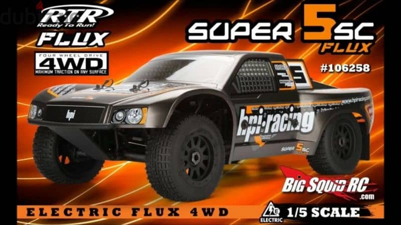 NEW HPI Baja Super 5SC Flux 1/5 Scale 4WD 1
