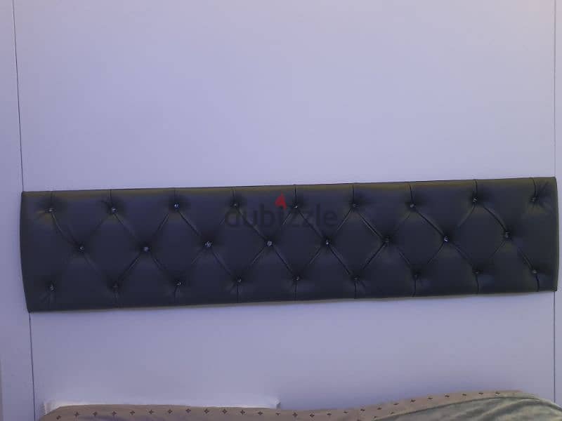 leather head board for double bed 0