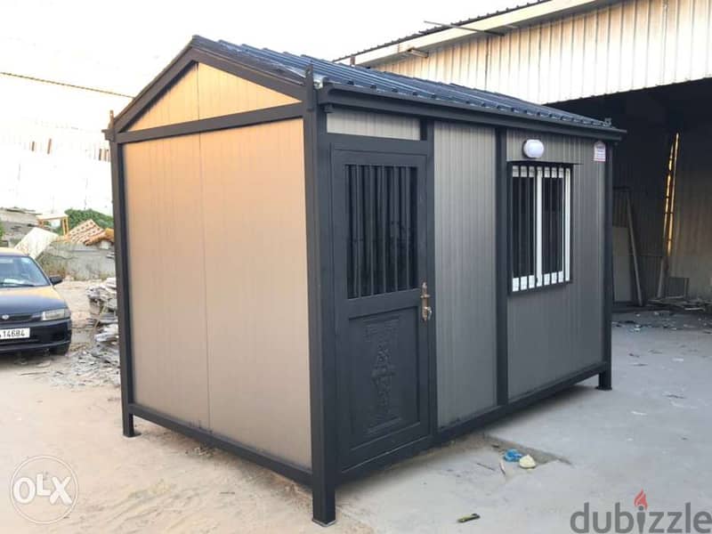 Grey Matt With Black Matt Prefab House 4m X 2.5m Very Special Must See 1