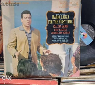 Mario Lanza /for the first time. "VINYLRECORD