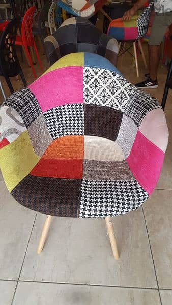 Patchwork lili chair with arms كرسي ليلي مع يد باتشورك 4