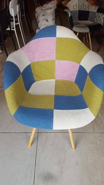 Patchwork lili chair with arms كرسي ليلي مع يد باتشورك 7