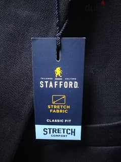 Stafford Blazer black size 48L XXL stretch comfort