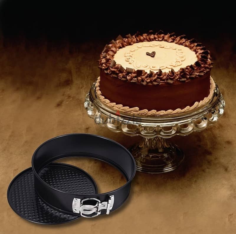 Set of 3 Round Cheesecake Molds. 24cm-26cm-28cm 3