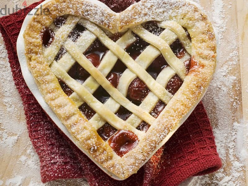 Heart Shaped Tart and Pie Pan. 25x25x3cm 1