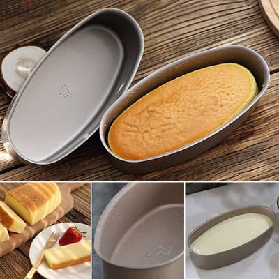 Oval Cheesecake Tin Mold. 23x11x6cm