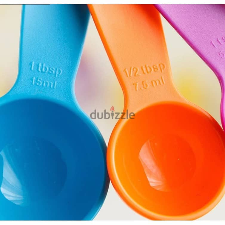 Rainbow Measuring Spoon Set 5 Pieces 3