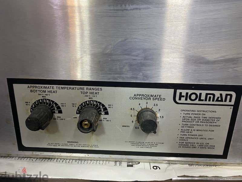 HOLMAN MINIVEYOR 14 INCH ELECTRIC CONVEYOR OVEN 1