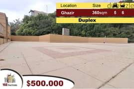 Ghazir 360m2 | New Spacious Duplex | High-End | Panoramic View | 0