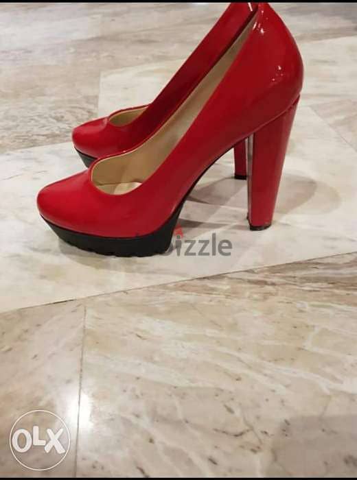 Red shoes double semelle 1