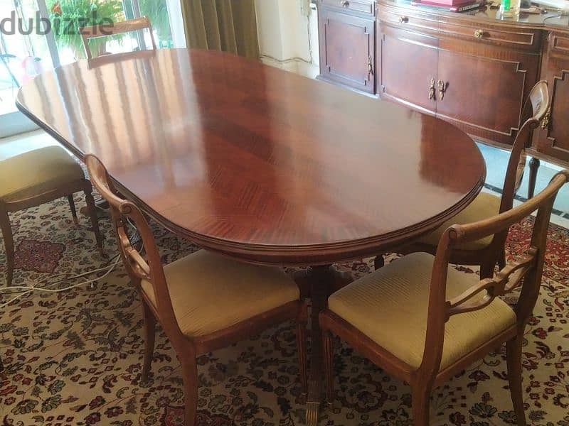 dining table , 8 chairs , dressoire 3