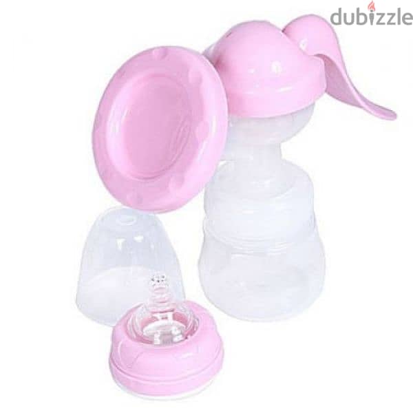 Manual Pink Breast Pump 0