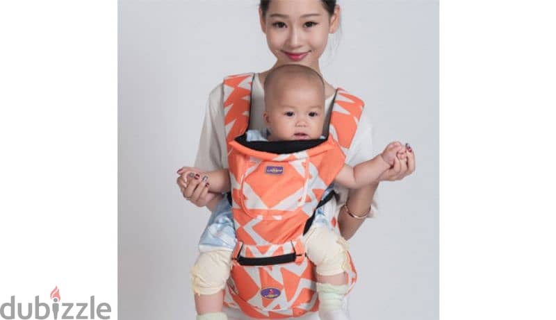 Multi-Position Baby Carrier Backpack Detachable Hip Seat With Hood 3