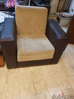 Living room chair set w storage
