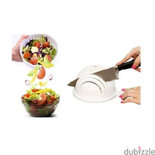 Salad Cutter Bowl 0
