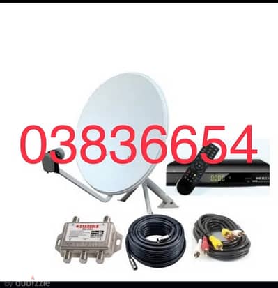 Satellite dishh installation & maintenance تركيب، وصيانة صحون الدش