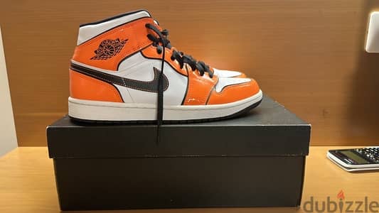 air Jordan 1 mid turf orange