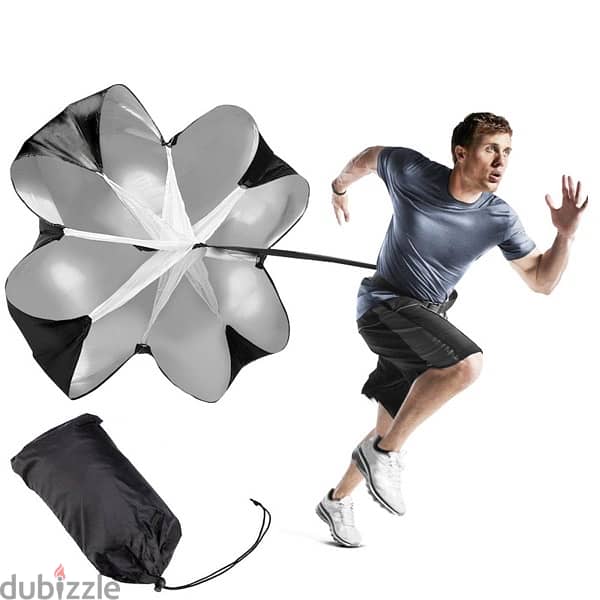 56 Running Parachute Speed Training Resistance Chute Fitness Football  Soccer