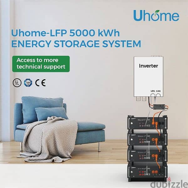High quality Australian design UHOME Lithium Battery سعر لا يصدق 10