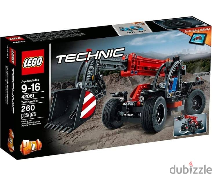 Lego Technic Telehandler Building Toy - 42061 0
