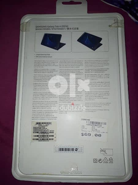 cover  original samsung tab A6 book cover 10.1 new and glass screen 5