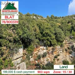903 sqm Land For Sale in Blat !!!