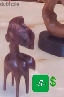 African wooden statue تمثال خشب افريقي 0