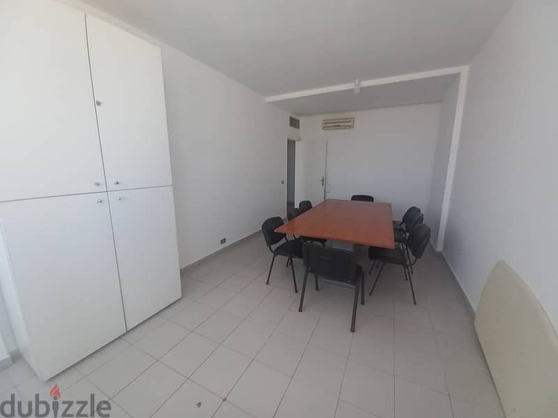 75 Sqm | Office for Rent in Jdeideh | Beirut & Sea View 4