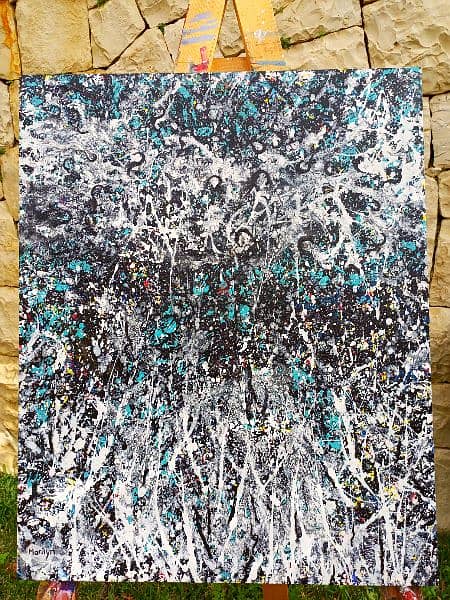 Jackson Pollock style 0