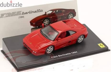 Ferrari Berlinetta F355 diecast car model 1;43.