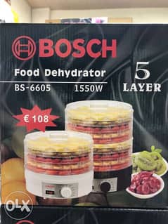 مكنة تجفيف الفواكه والخضار Dehydrator Bosch