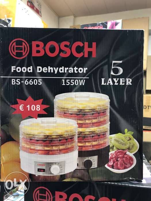 مكنة تجفيف الفواكه والخضار Dehydrator Bosch 2