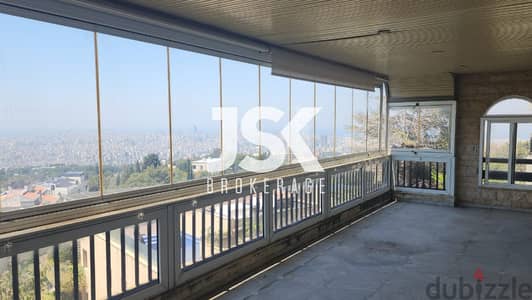 L11932-450 SQM Semi-Furnished Apartment With View for Rent in Yarzeh